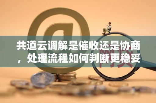 共道云调解是催收还是协商，处理流程如何判断更稳妥